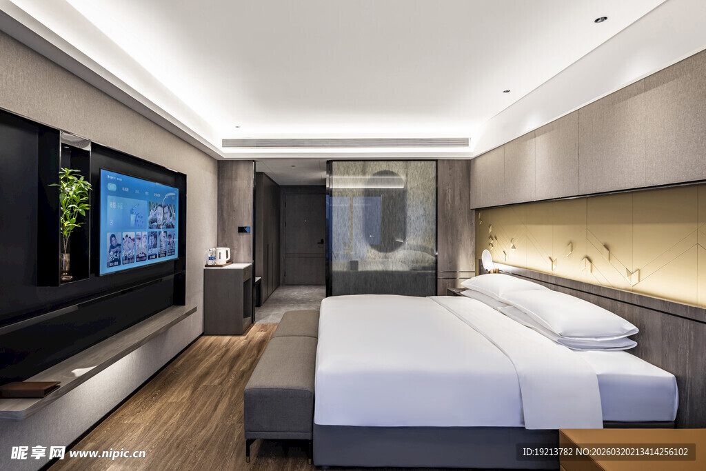 现代简约风格酒店客房