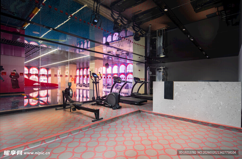 时尚潮流店铺室内场景