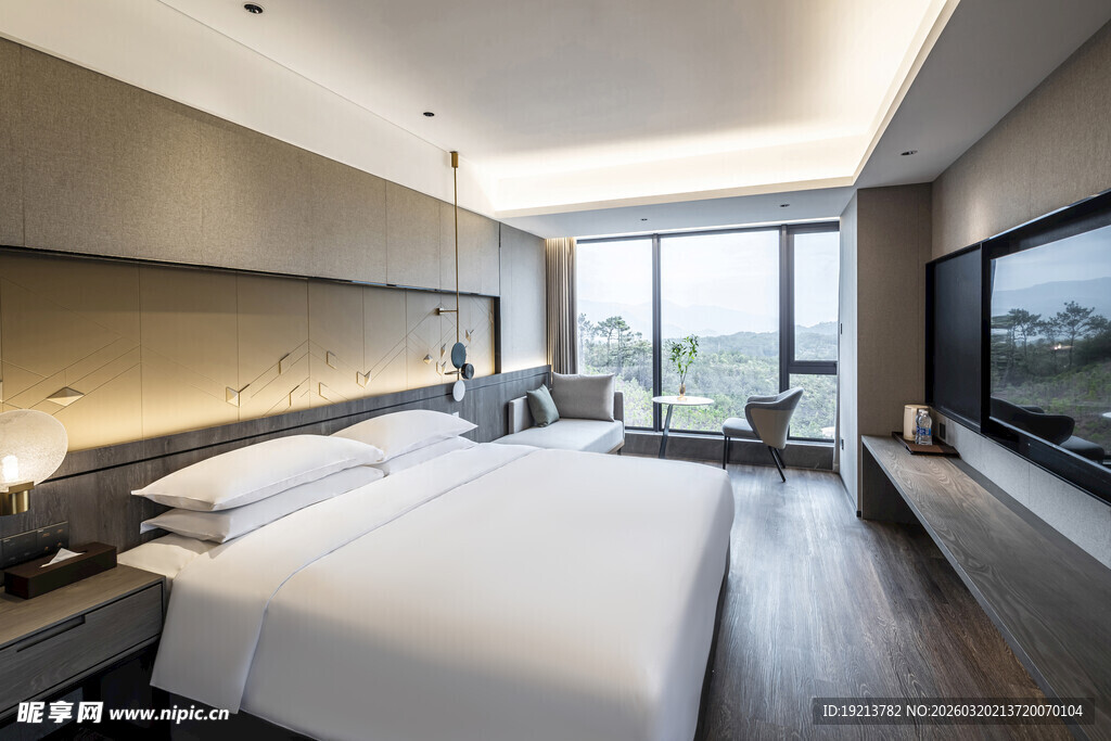 现代简约风豪华酒店客房