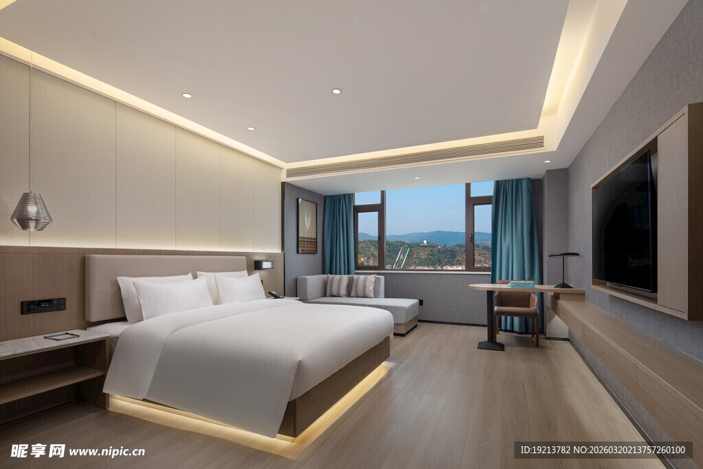 现代简约风格豪华卧室