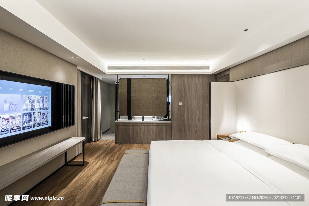 现代简约风格卧室空间