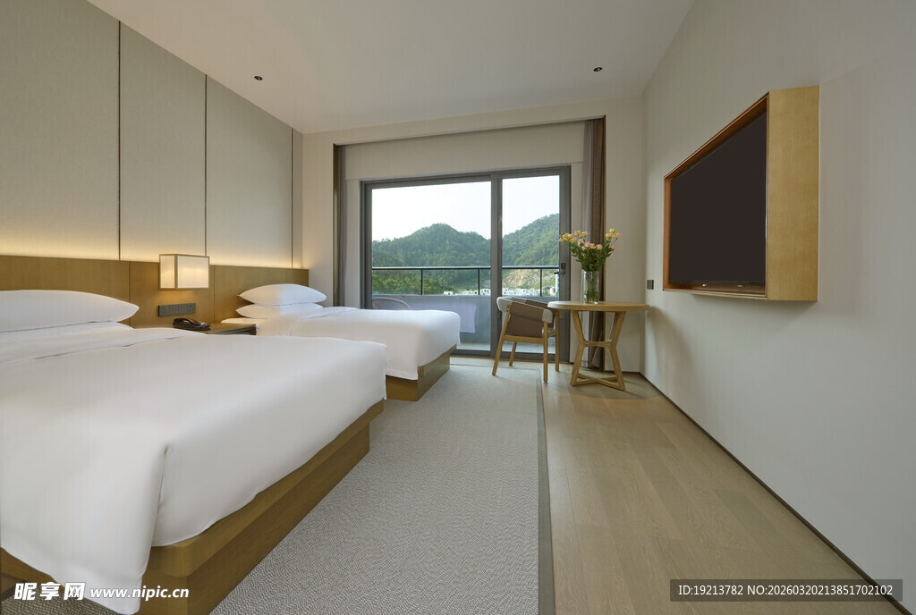 现代简约风格的舒适卧室