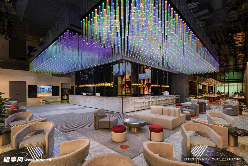 时尚现代的室内休闲空间