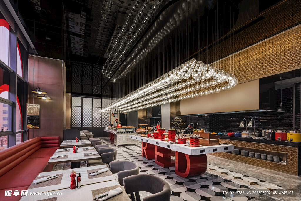 现代时尚餐厅室内空间设计