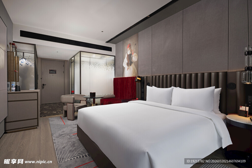 现代简约风格豪华酒店卧室
