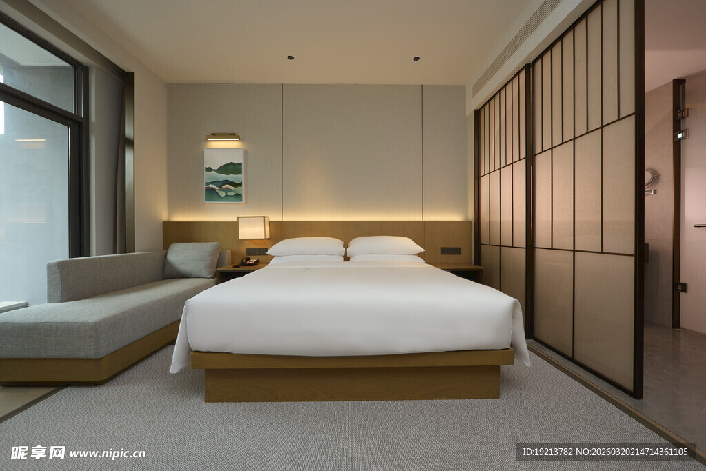 日式简约风格卧室空间设计