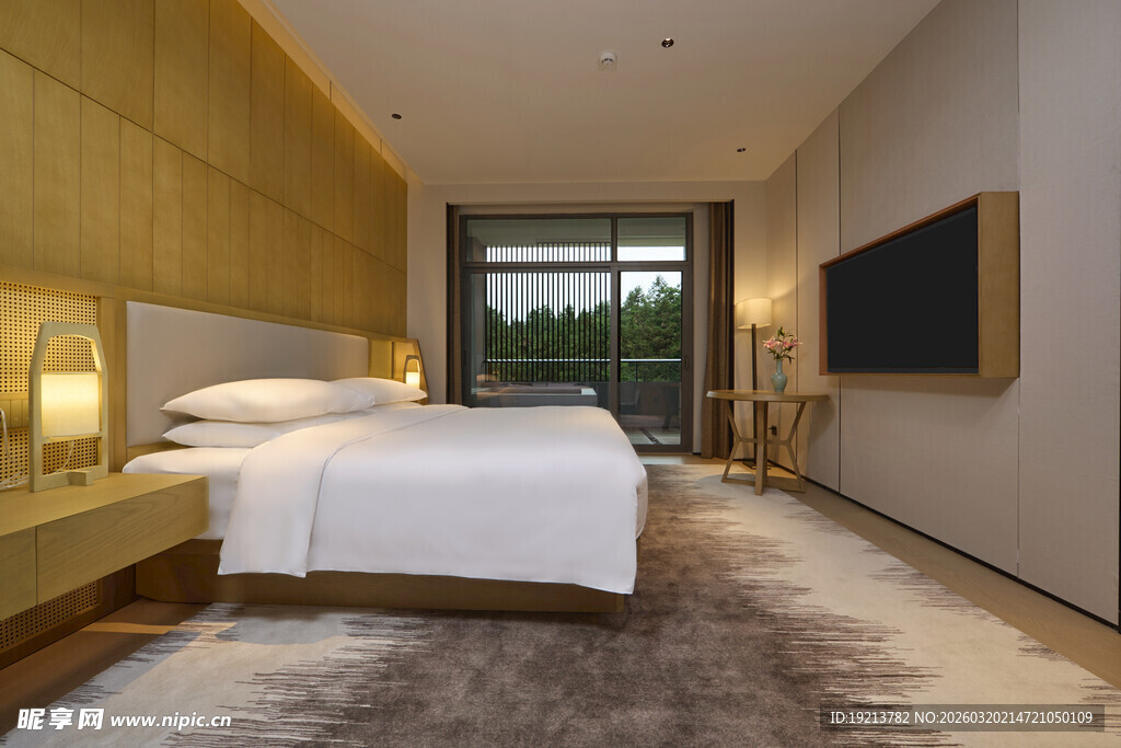 现代简约风格温馨卧室