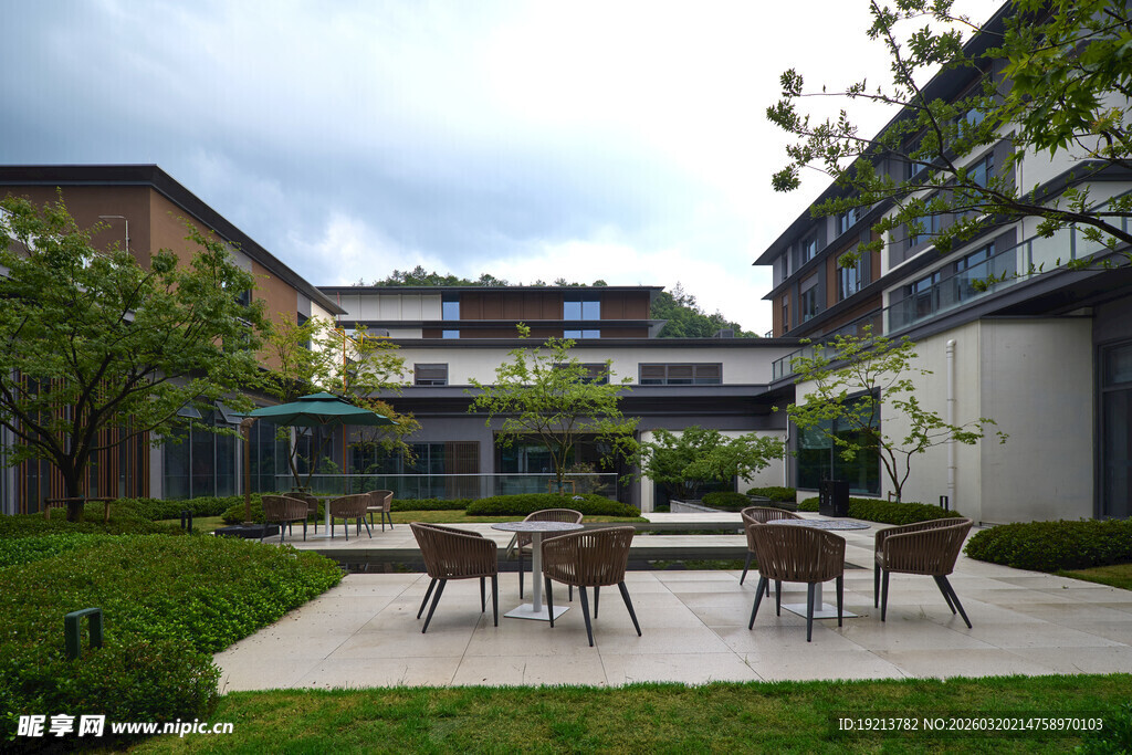 现代庭院户外休闲空间