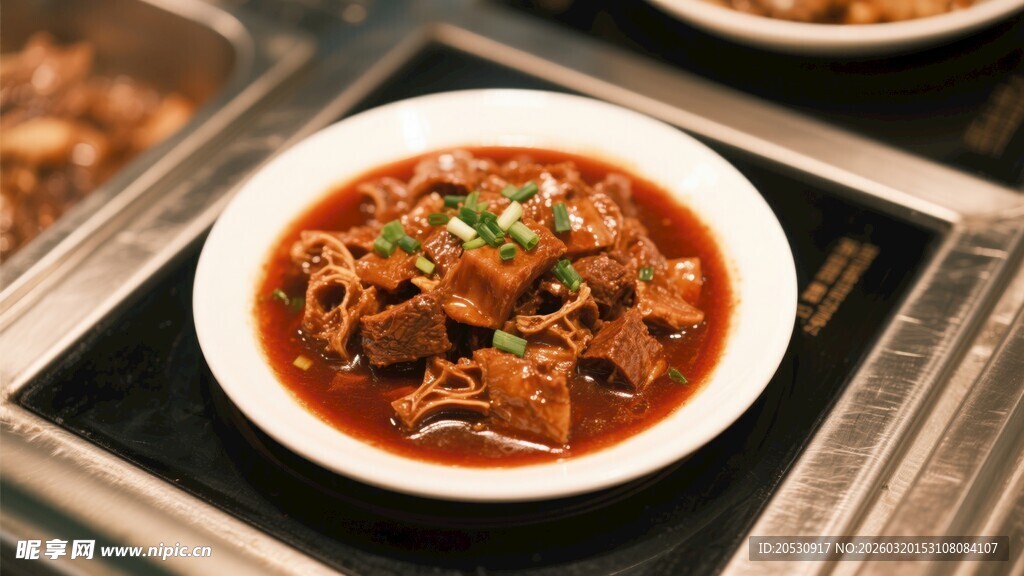 美食红烧牛腩牛腩中式菜肴炖煮