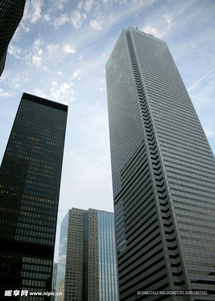 都市摩天大楼景观