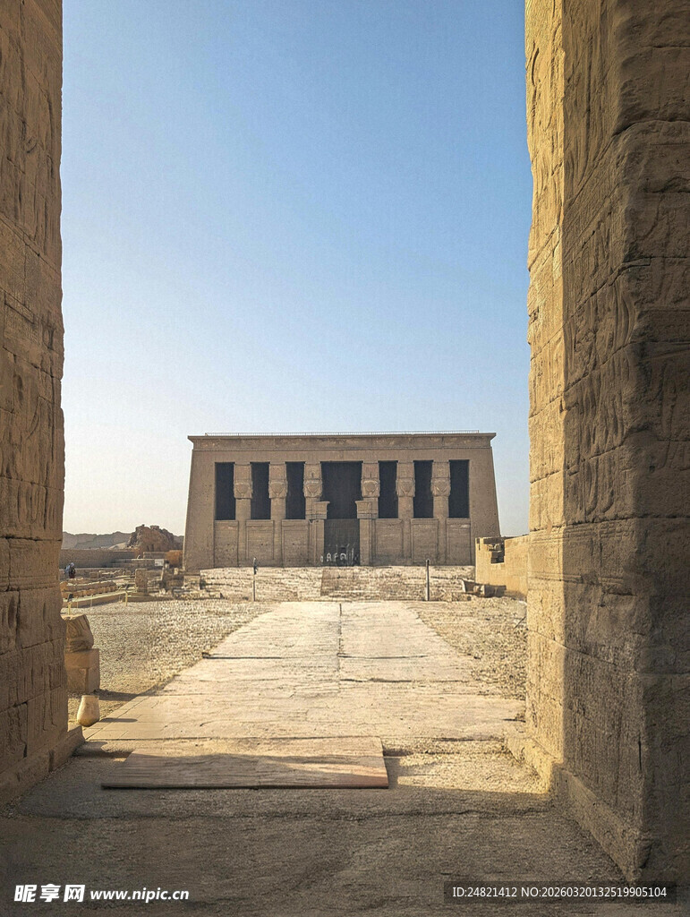 古老建筑遗址景观