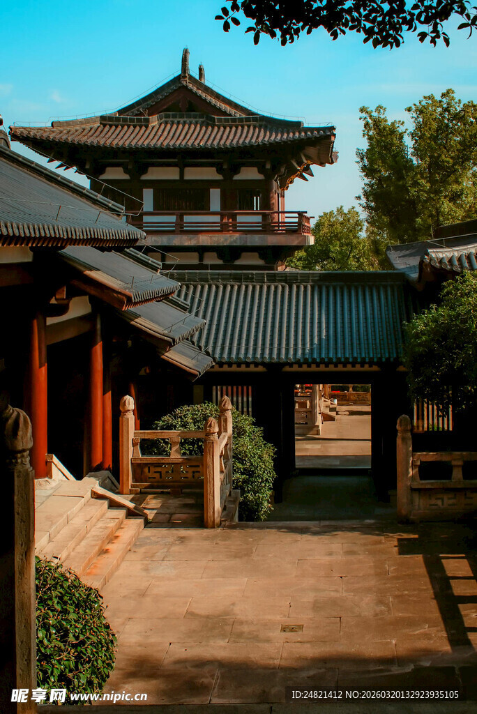 中式古典庭院建筑景观