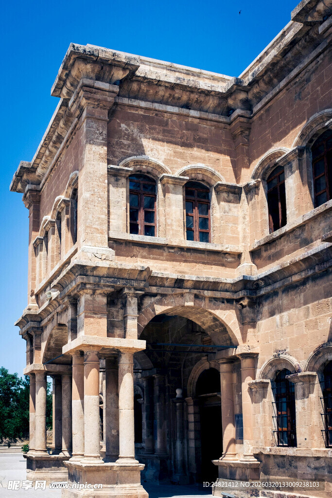 古老欧式建筑外观风采