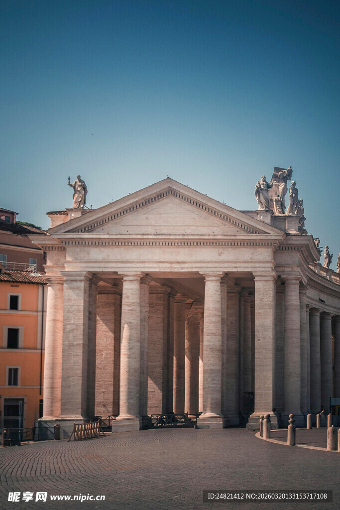 罗马宏伟古典建筑景观