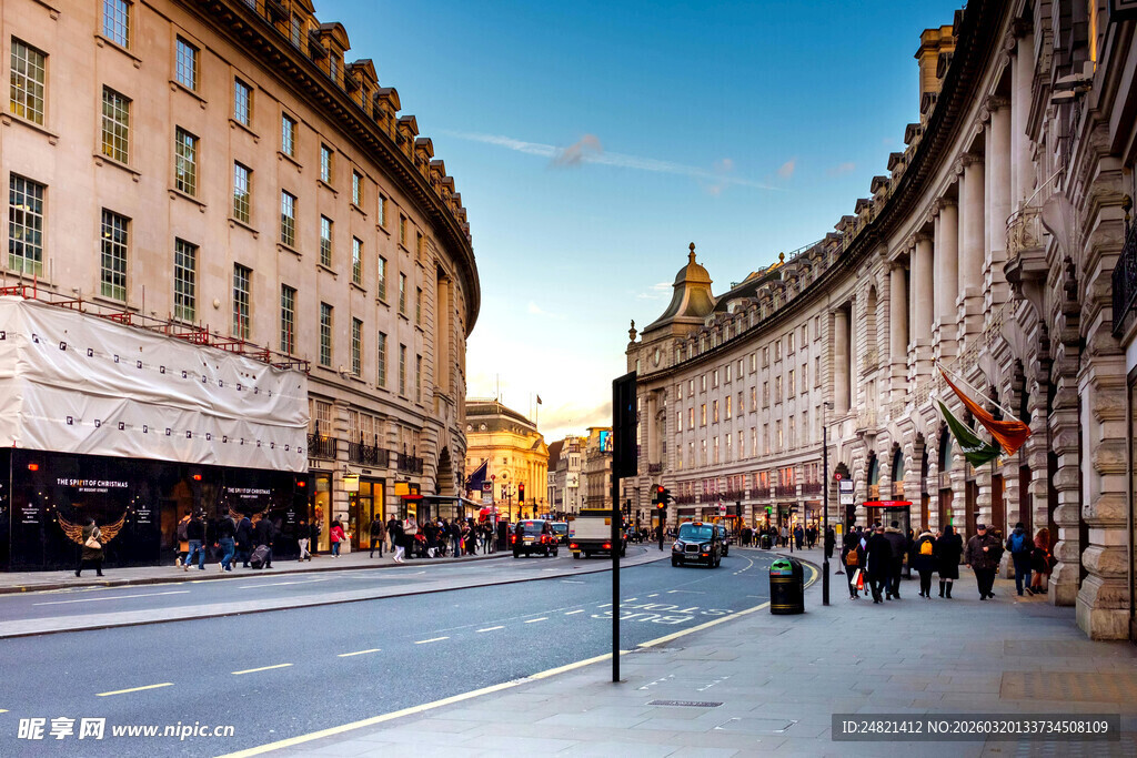 欧式街道建筑景观