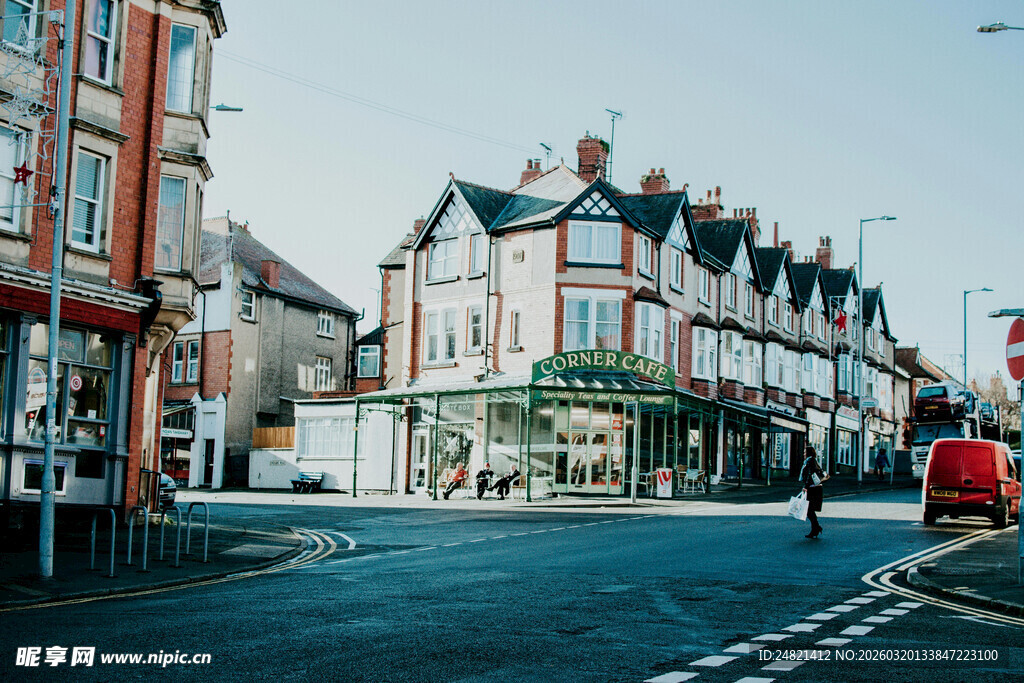 英式小镇街景