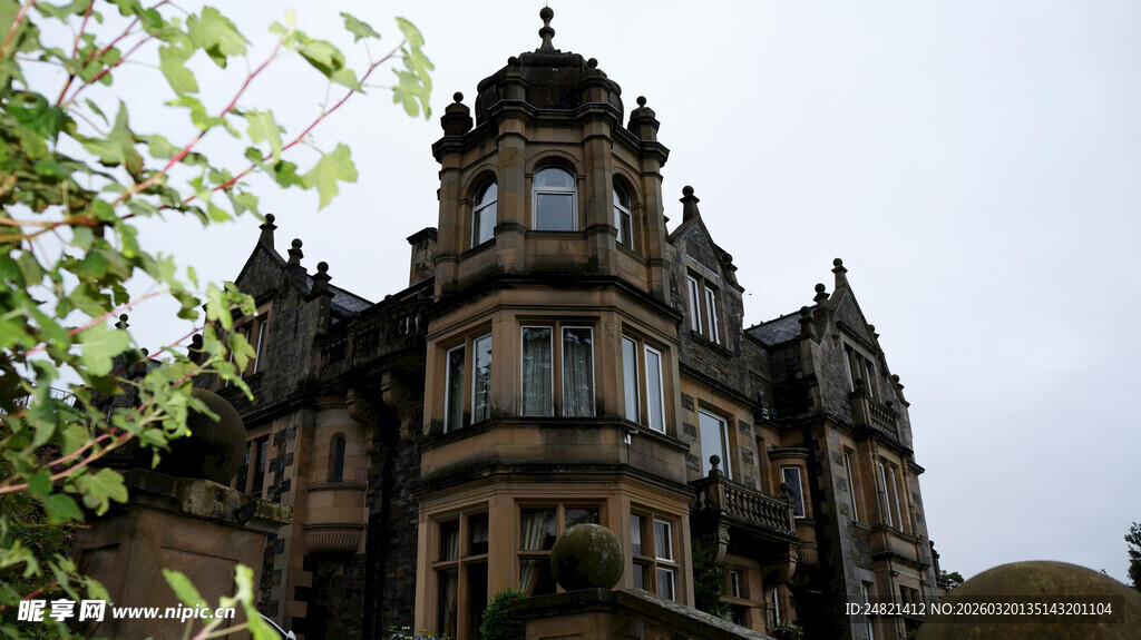 古老宏伟的欧式建筑