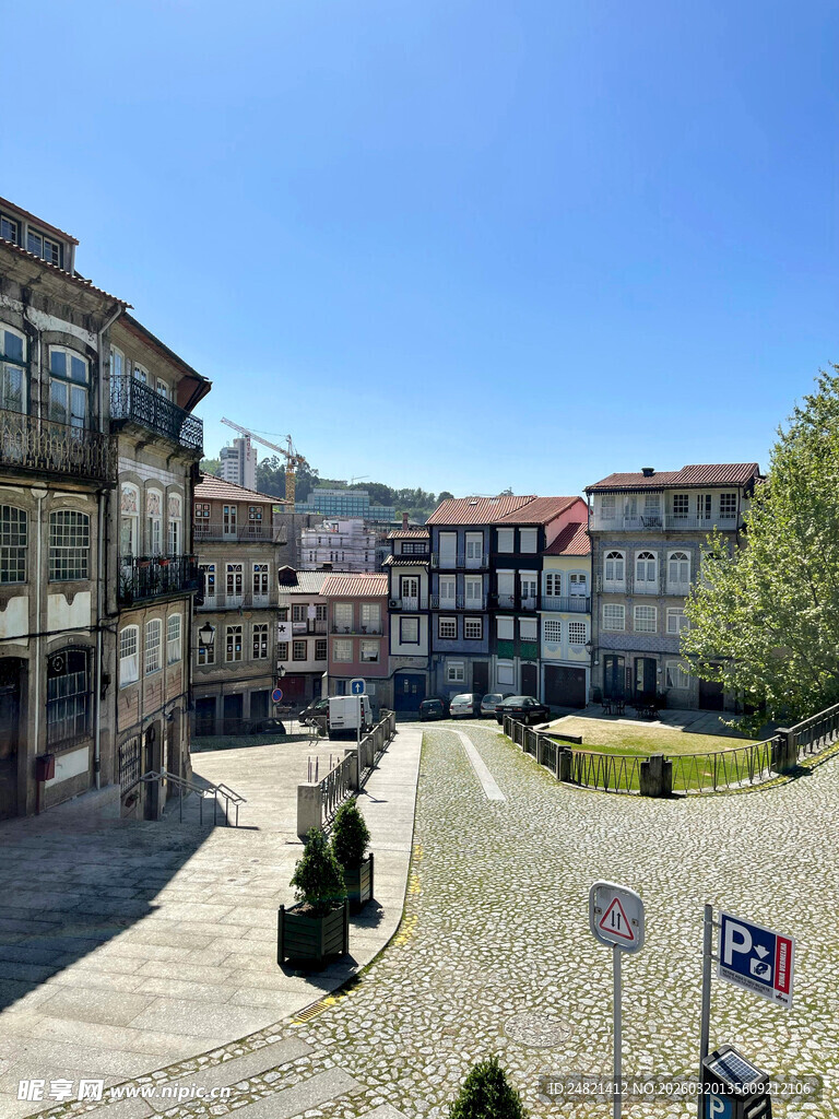 欧式小镇广场景致