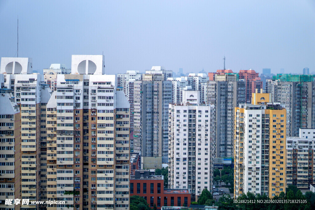 城市高楼林立景观