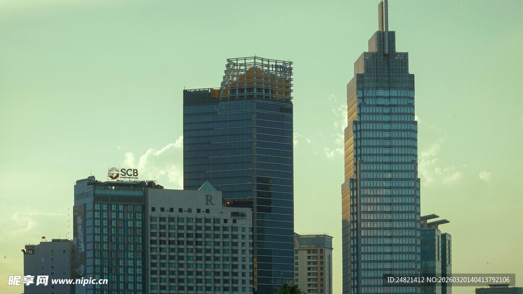 现代都市高楼景观
