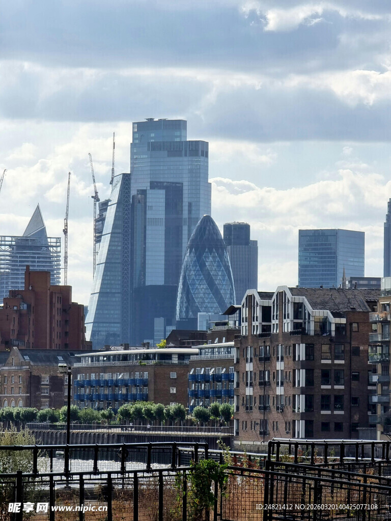 伦敦城市现代建筑景观