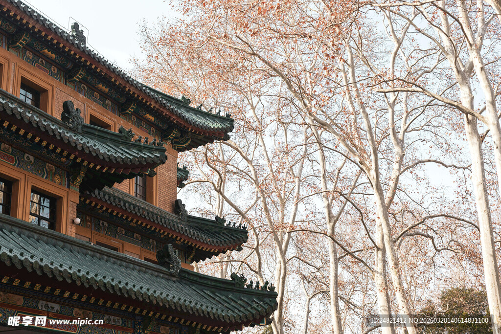 中式古建筑一角