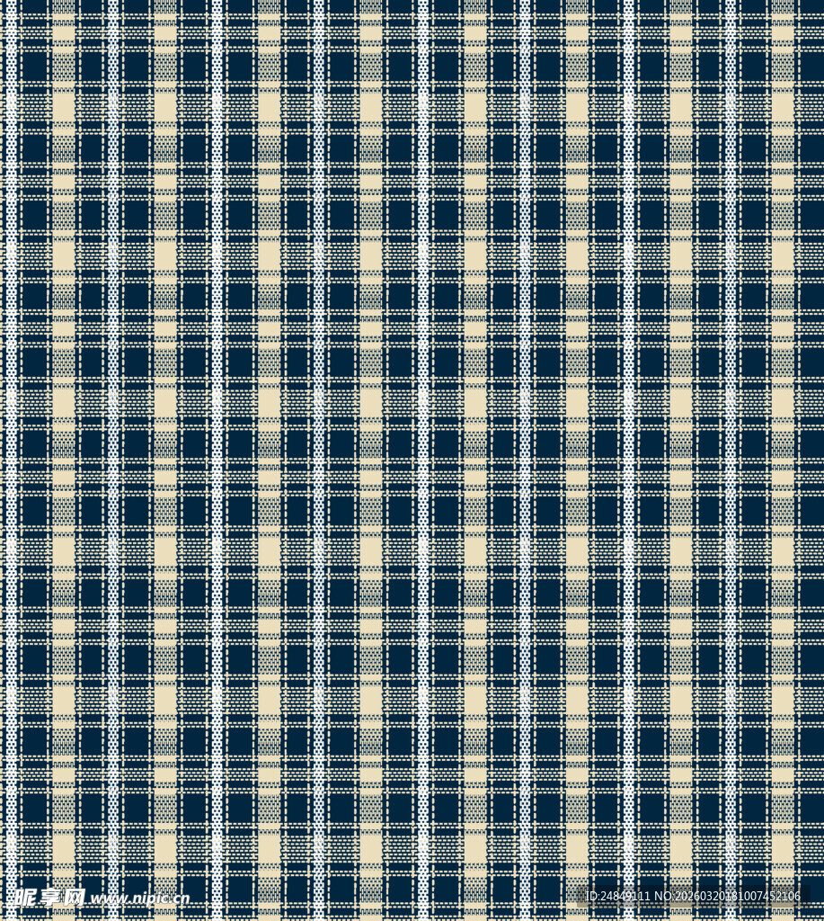 蓝白格子图案纹理背景