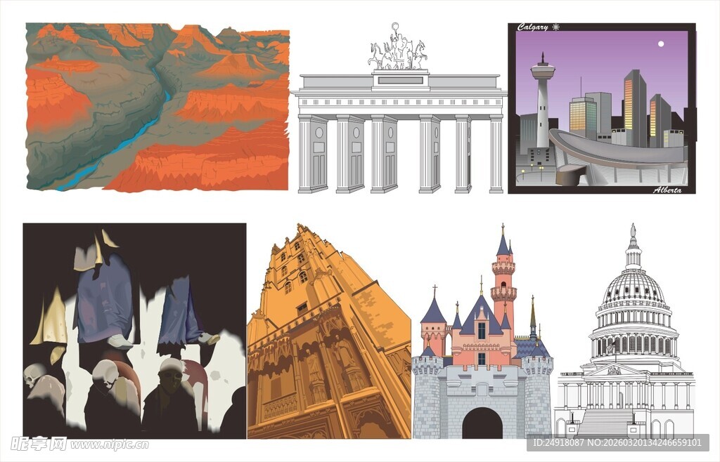 世界著名建筑风景集合