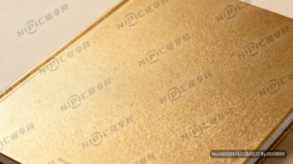 给我做一条质感十足的沙金色封面