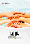 团队协作手拉手