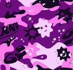 梦幻粉紫宇宙图案设计