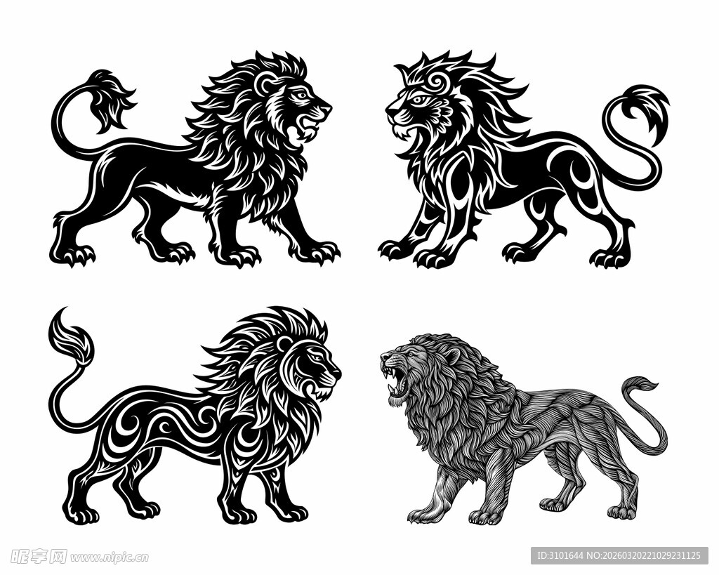 狮子图案