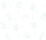 浅蓝色小动物图案背景