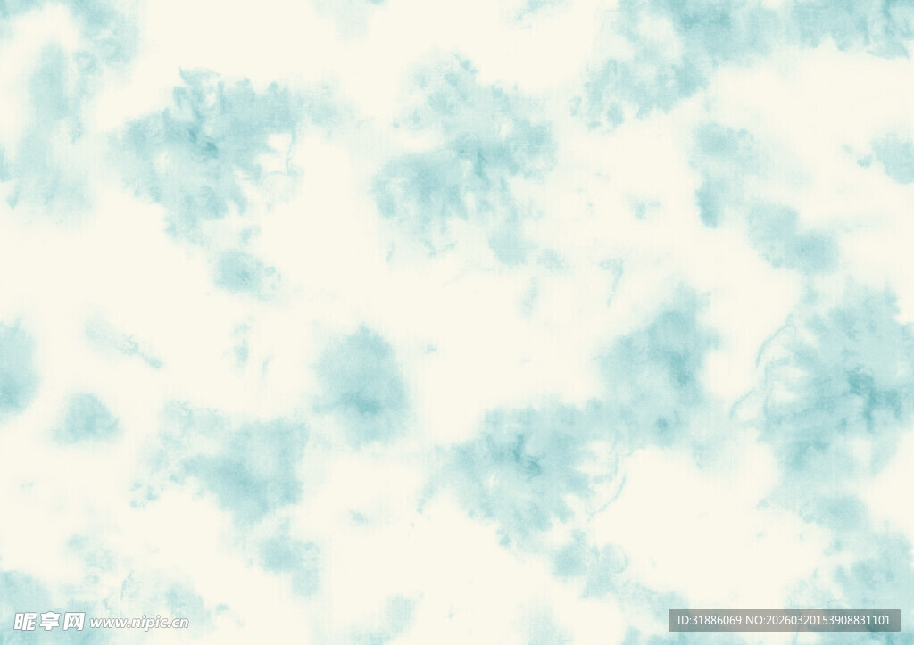 淡蓝色抽象水彩纹理背景