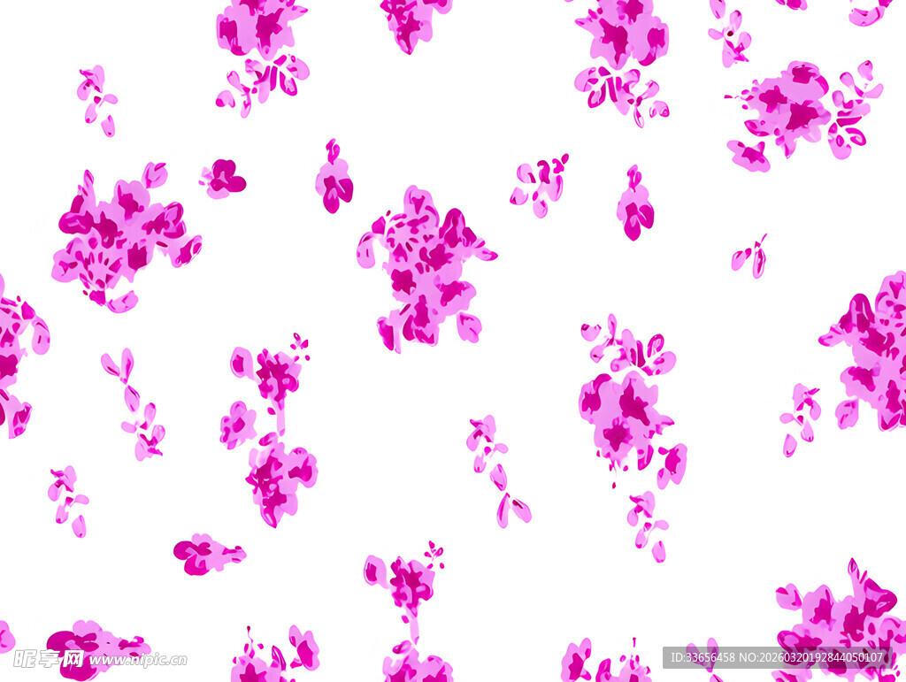 粉色花卉图案背景
