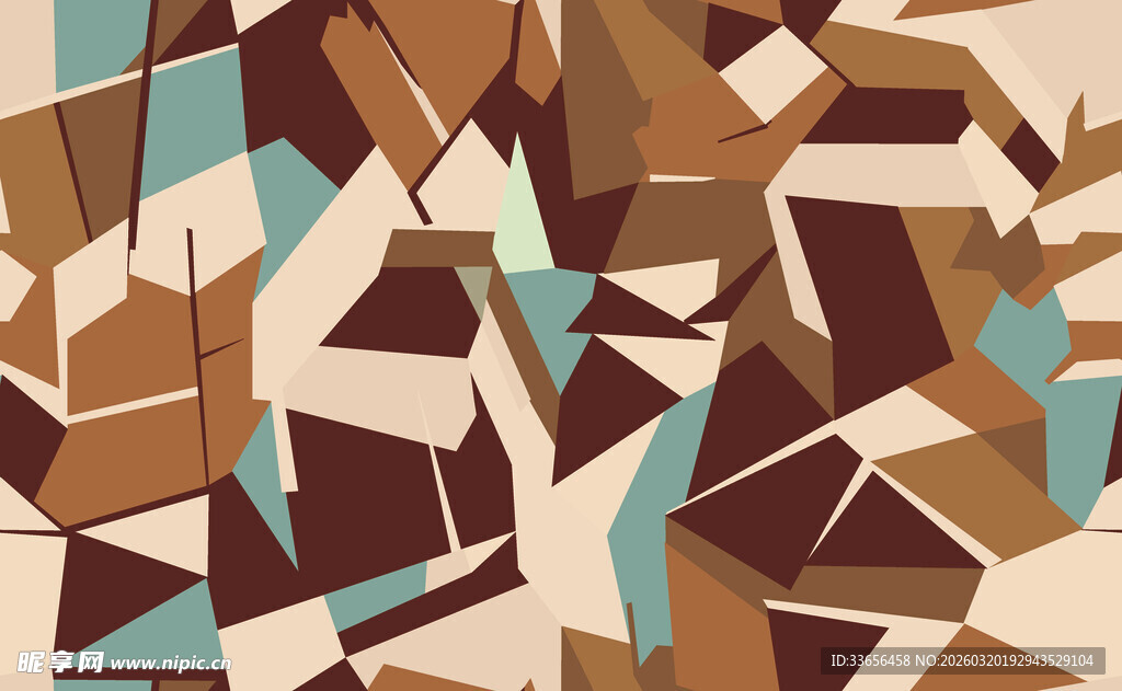几何拼接抽象图案背景