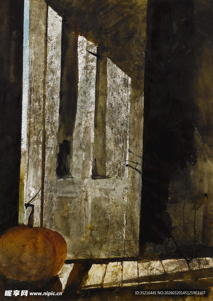 光影下的静谧景象