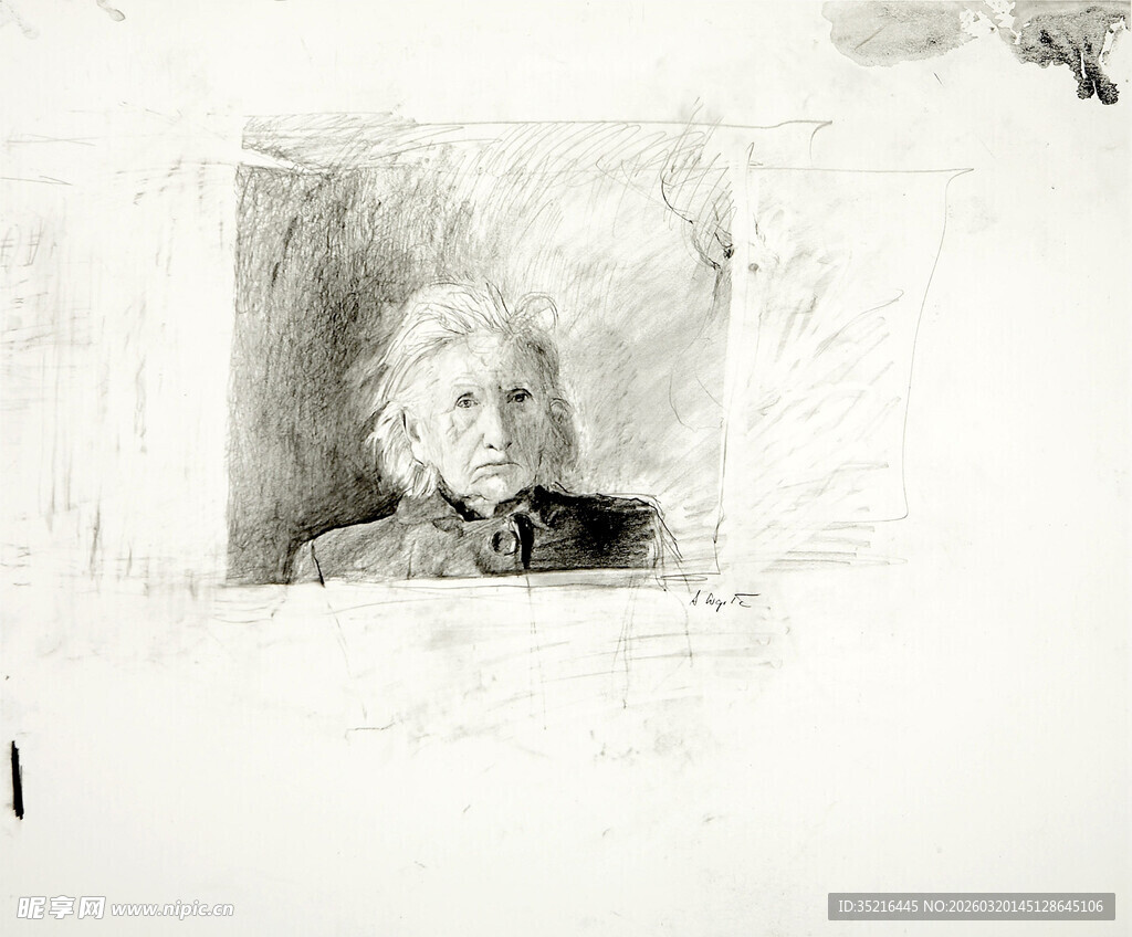 古典人物肖像画