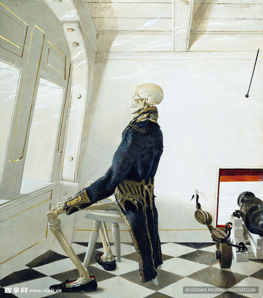 室内骷髅雕塑及动物摆件