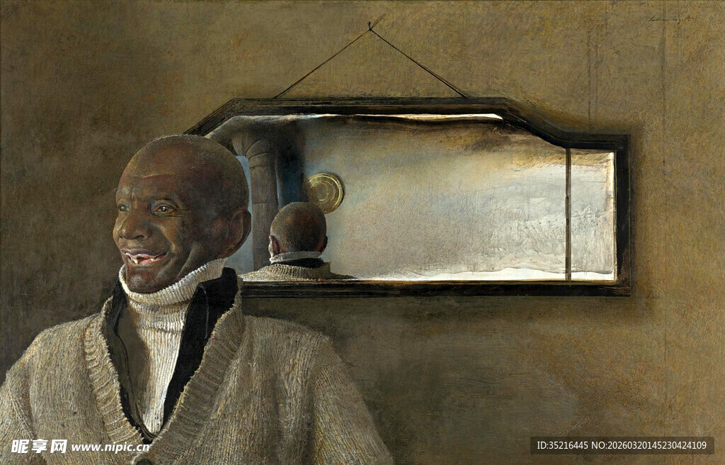 超现实人像与镜面艺术