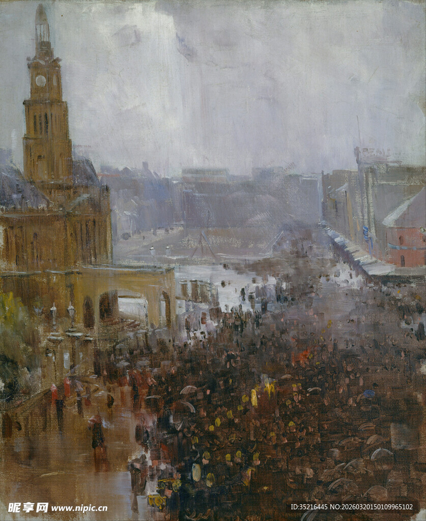 城市广场热闹景象