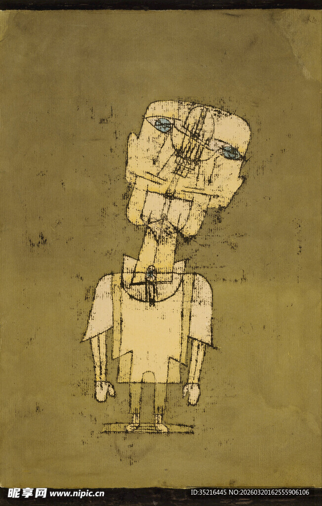 卡通风格的奇特人物形象