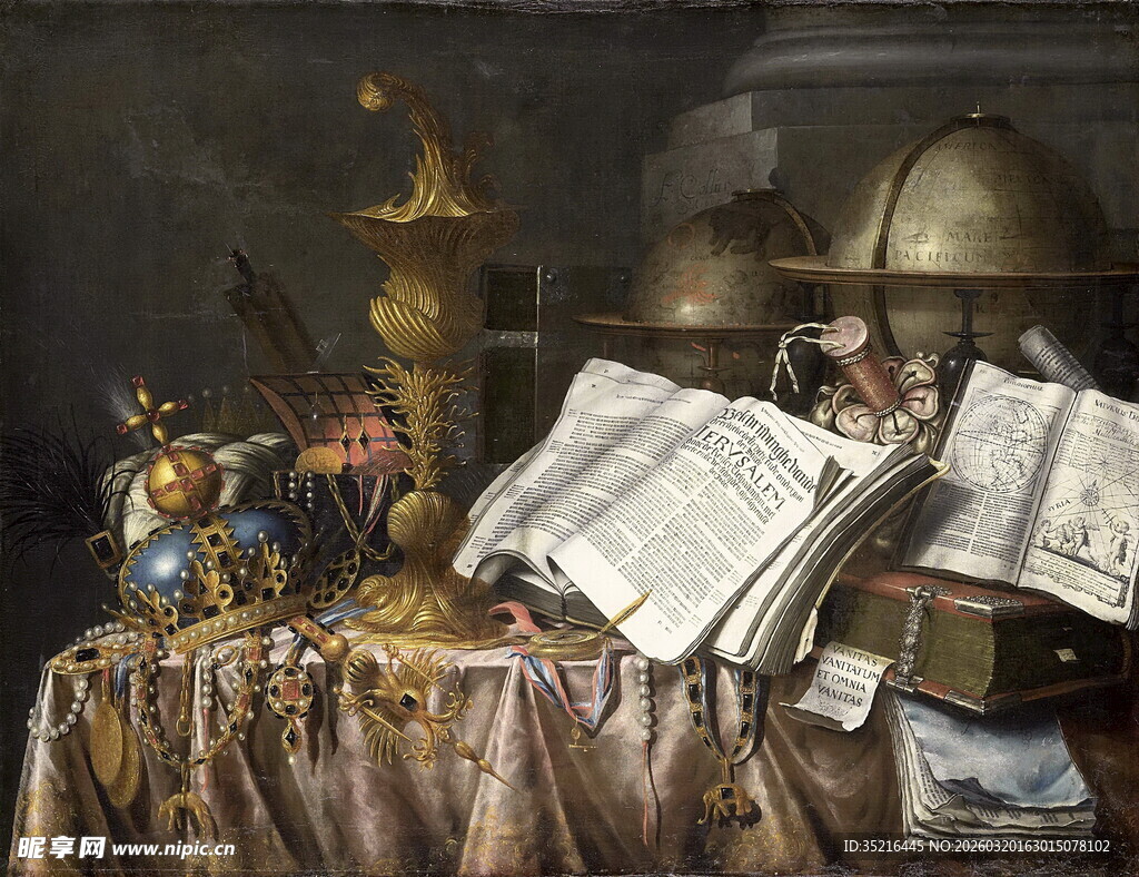 书籍与珍奇摆件