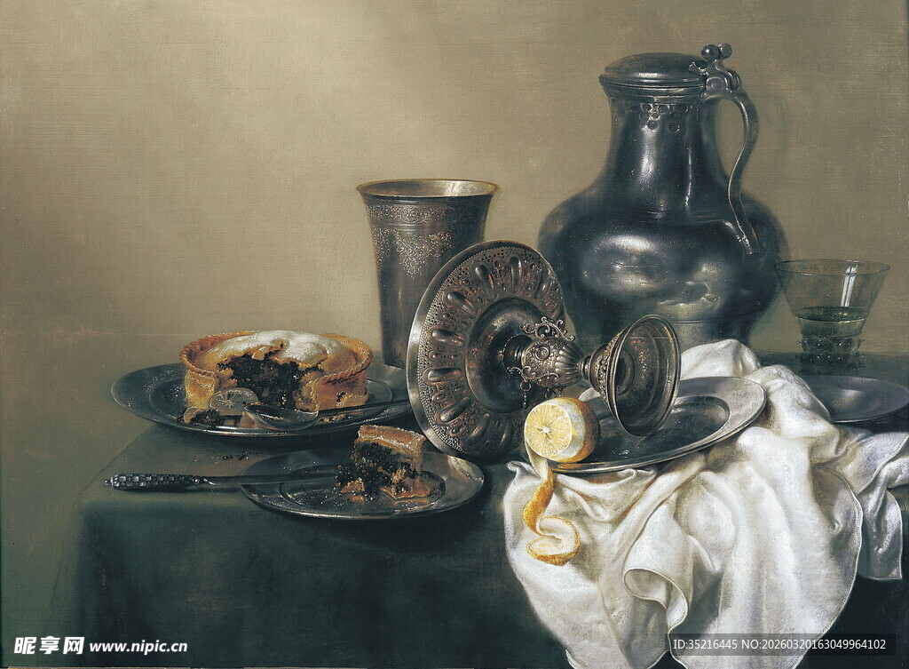 古典静物油画中的器物组合