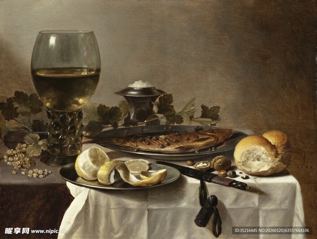 静物美酒美食艺术画面