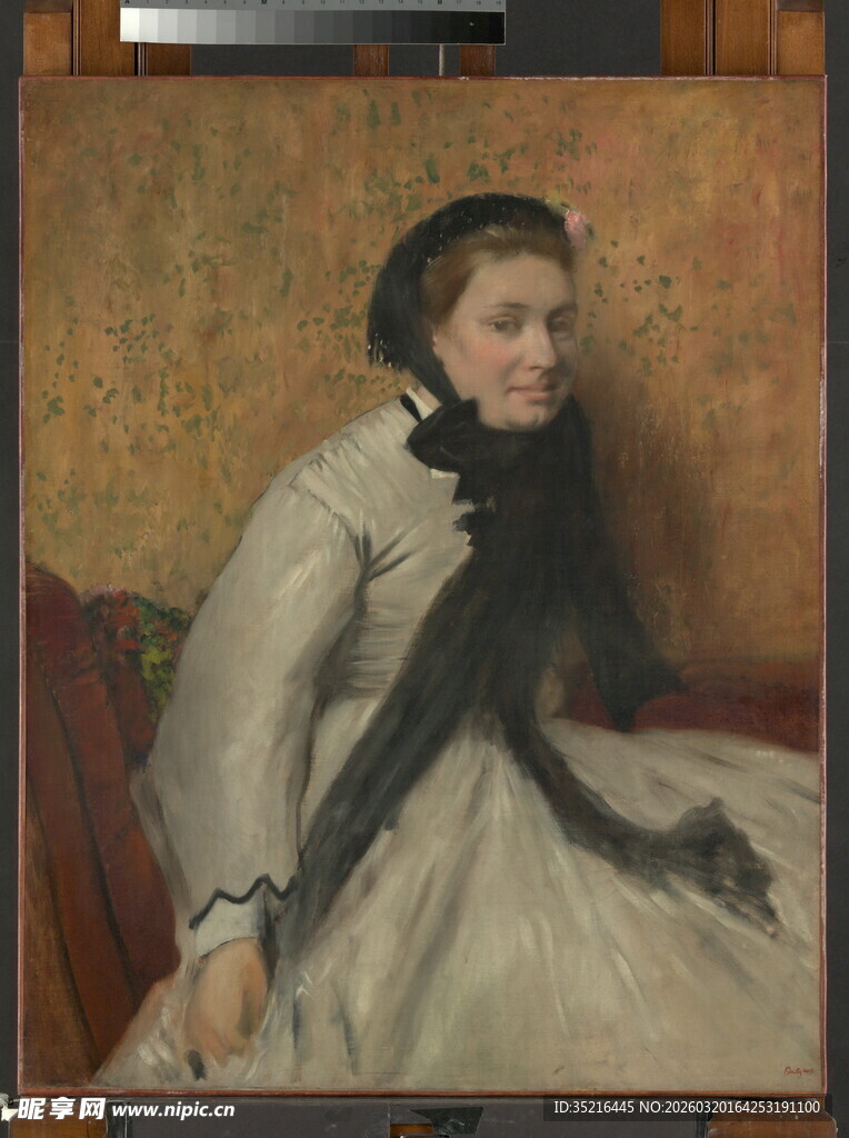 古典女士肖像画