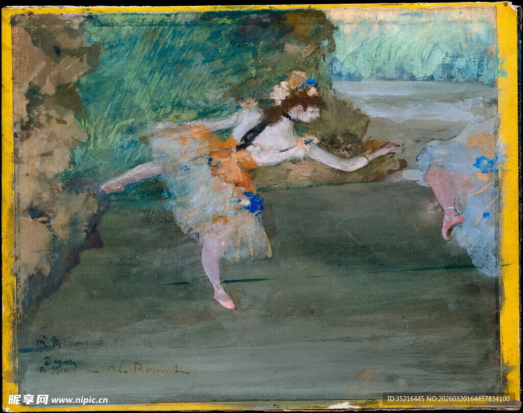 芭蕾舞女动态瞬间画面