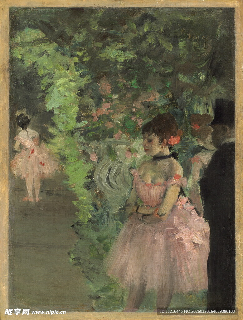 花园中的芭蕾舞女