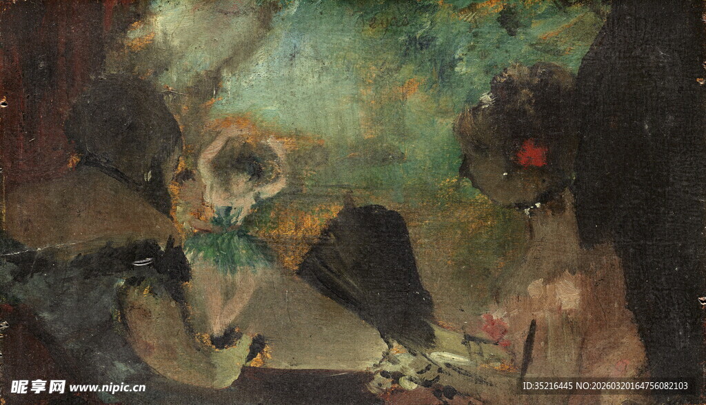 梦幻森林中的奇幻场景