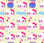 可爱兔子图案背景